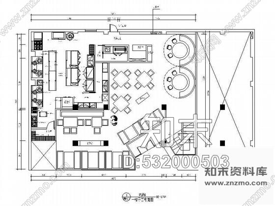 施工图南京茶餐厅施工图设计施工图下载【ID:532000503】
