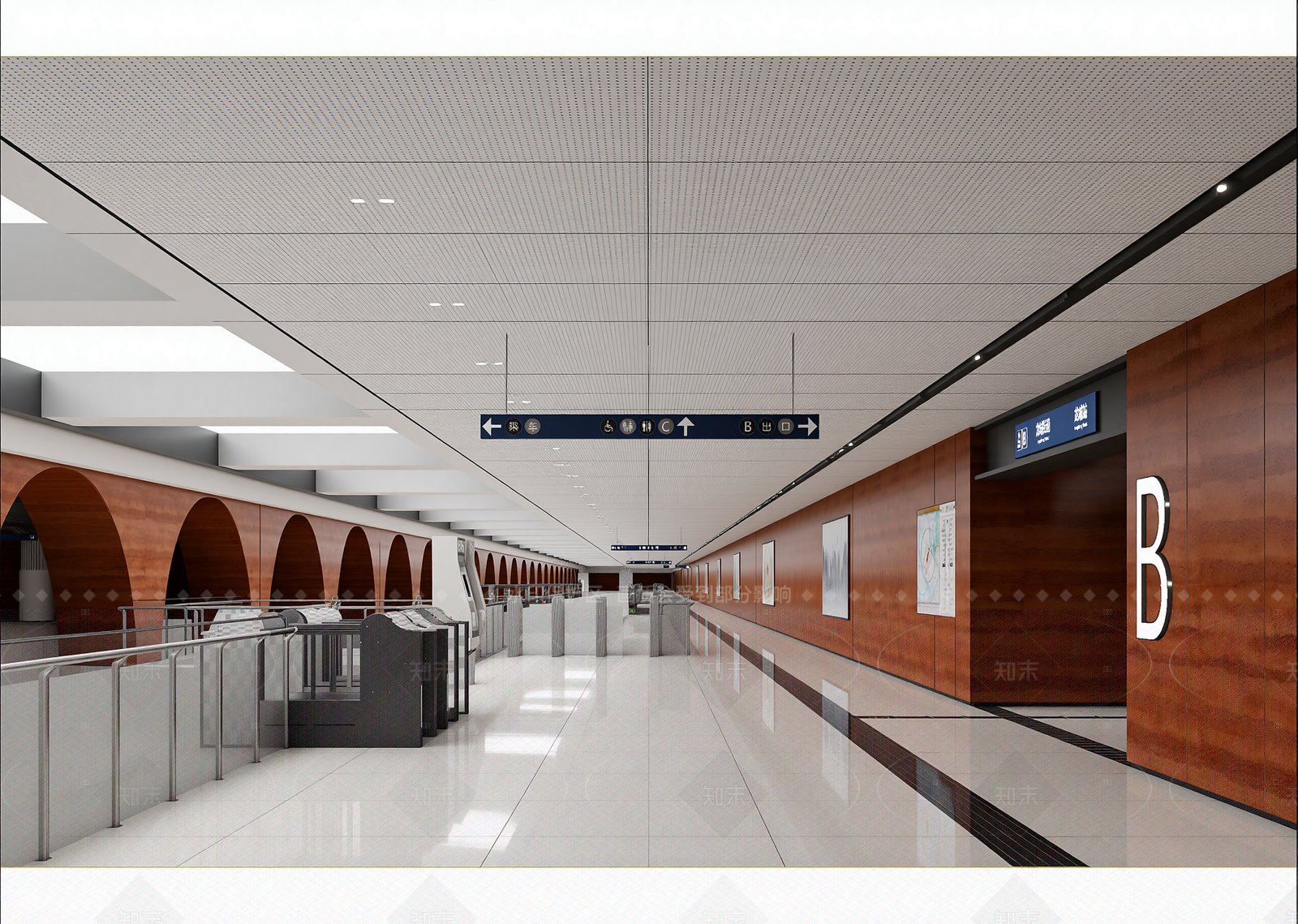 现代车站3D模型下载【ID:1214965260】