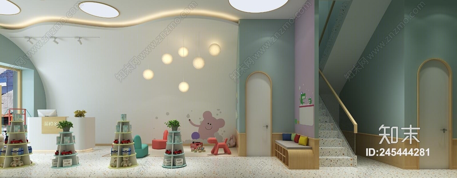 现代母婴店3D模型下载【ID:245444281】