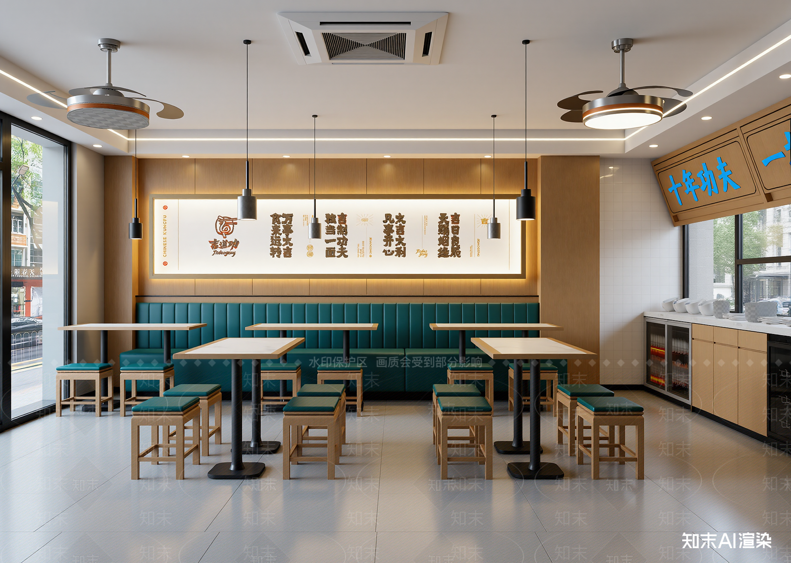 现代快餐店3D模型下载【ID:1214445459】