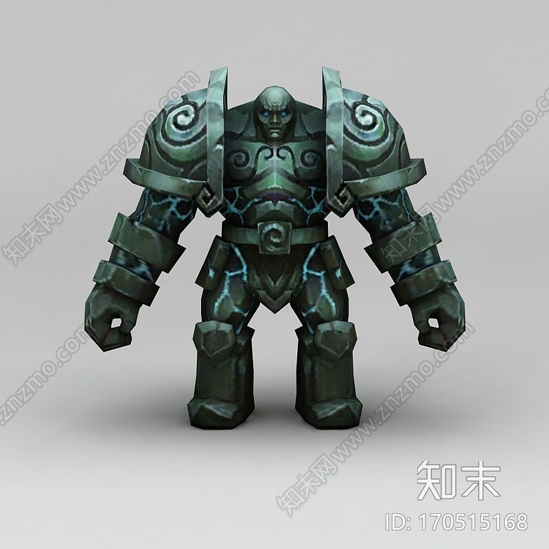 现代3D凤舞三国游戏人物动漫角色战士CG模型下载【ID:170515168】