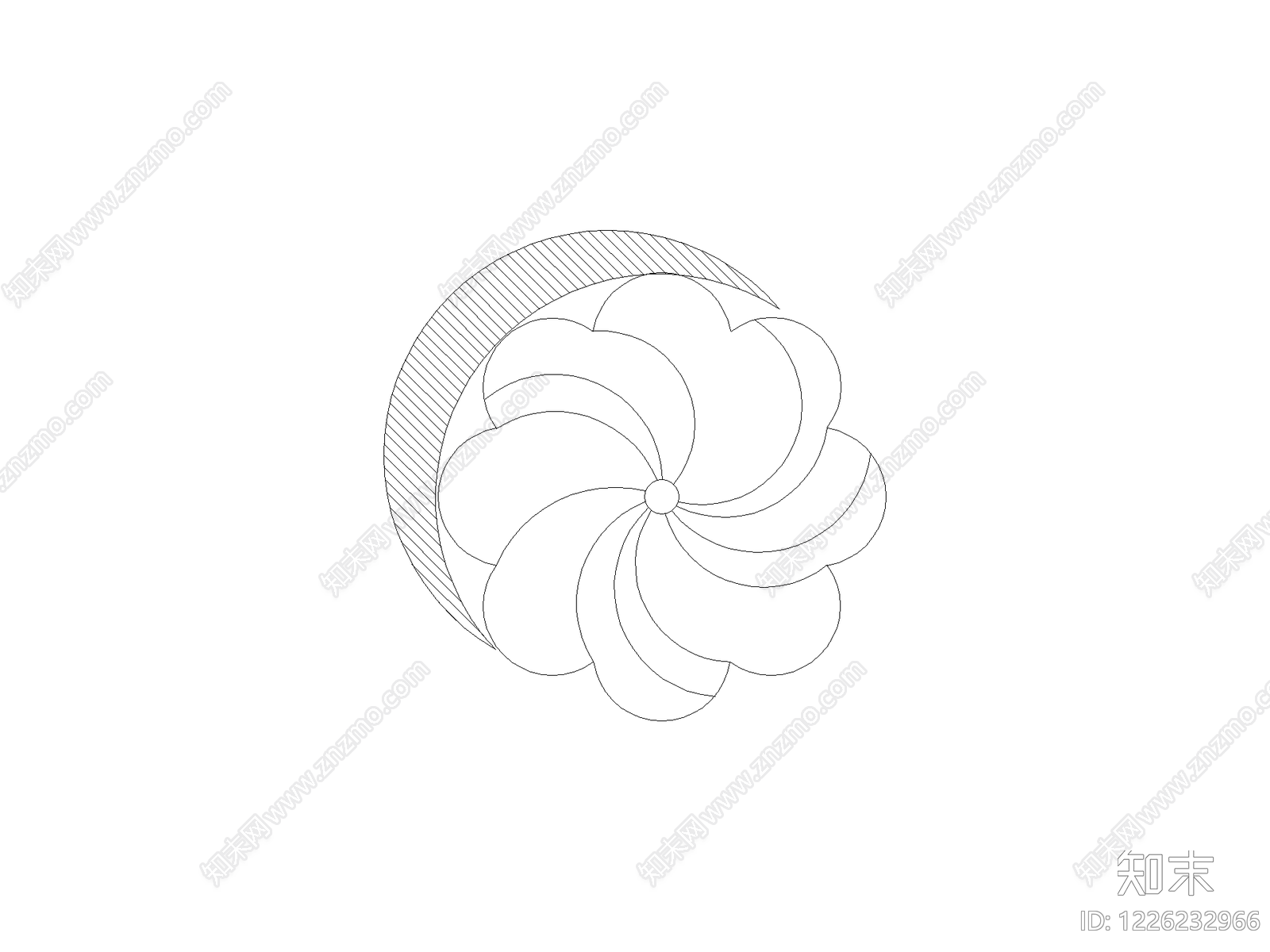 现代填充图案CAD图纸