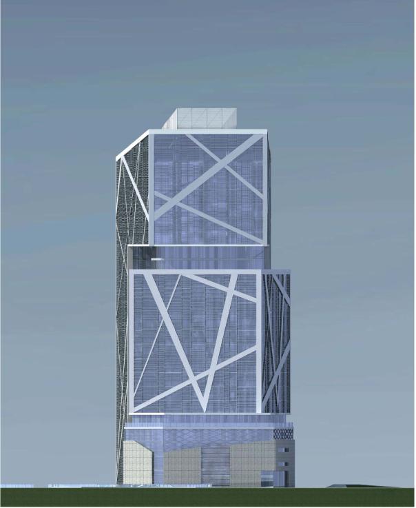 [江苏]超高层现代风格盐晶体切面金融办公中心建筑设计...cad施工图下载【ID:167930144】