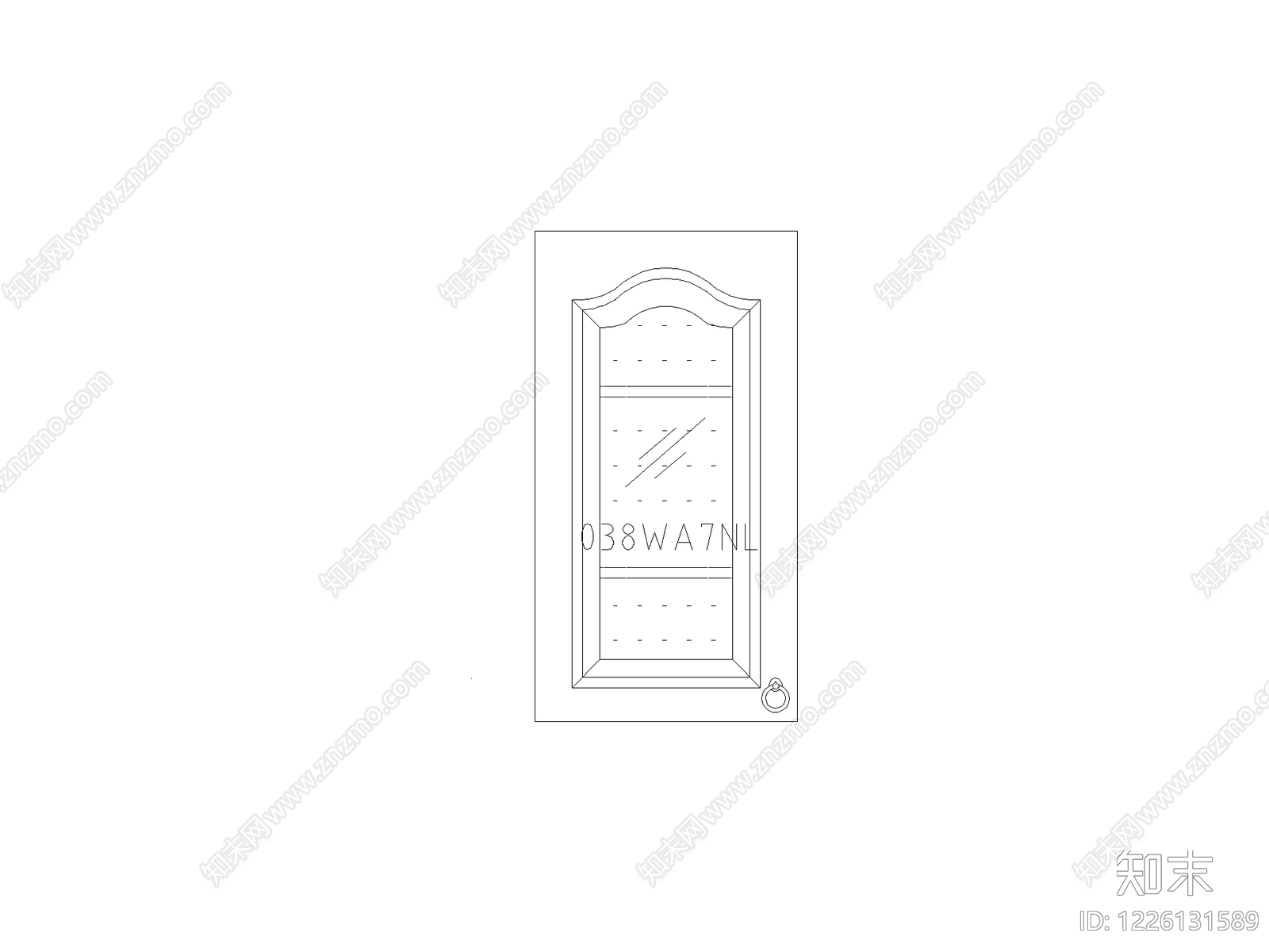 现代柜子CAD图纸
