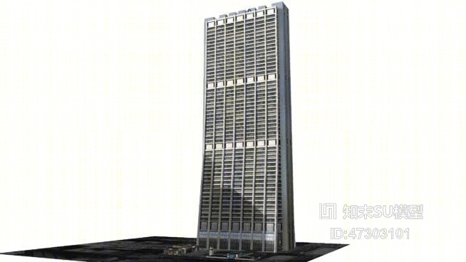 大通大厦，芝加哥，312-542-9000SU模型下载【ID:47303101】