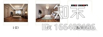 [原创]欧式有质感三居室室内施工图（含效果图）施工图下载【ID:166403186】