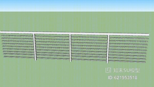 百叶窗SU模型下载【ID:621953518】