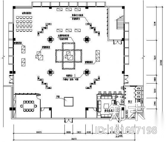 某展厅装修图cad施工图下载【ID:161697198】