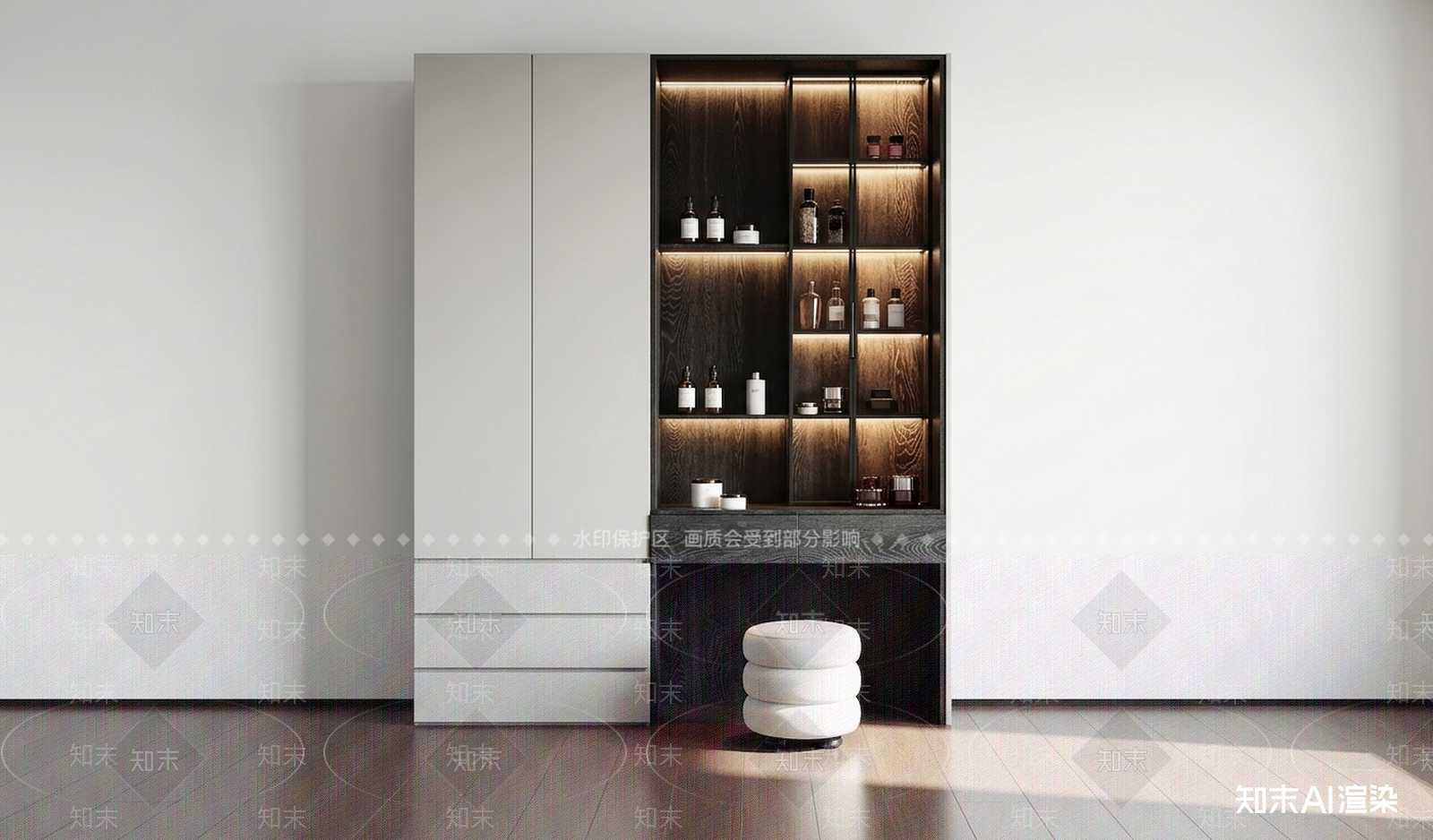 梳妆台梳妆台3D模型下载【ID:1227414718】