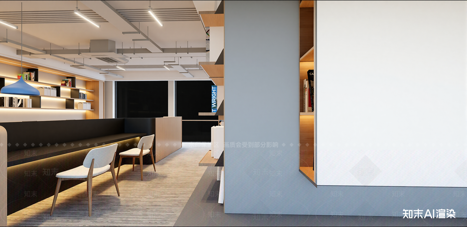 现代图书馆SU模型下载【ID:1216063113】