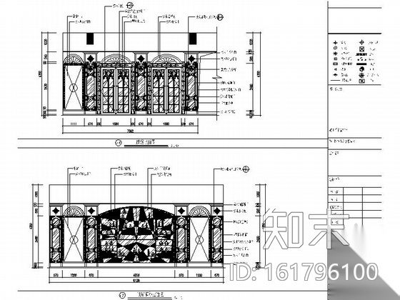 [福州]时尚特色酒吧装修施工图cad施工图下载【ID:161796100】