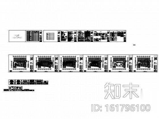 [福州]时尚特色酒吧装修施工图cad施工图下载【ID:161796100】