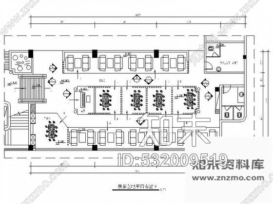 施工图休闲茶艺馆室内装修图cad施工图下载【ID:532009519】