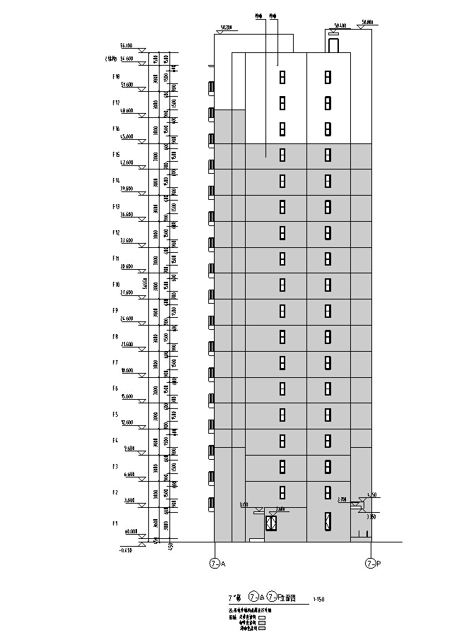 [海南]3套高层框架结构新农村住宅建筑施工图施工图下载【ID:149777104】