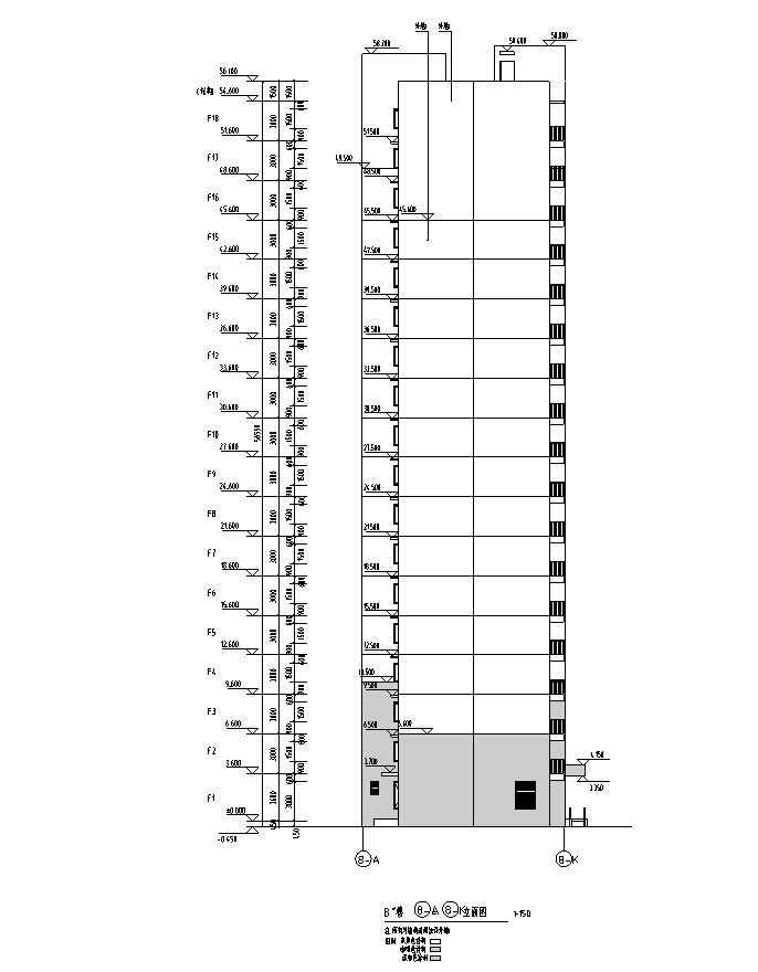 [海南]3套高层框架结构新农村住宅建筑施工图施工图下载【ID:149777104】