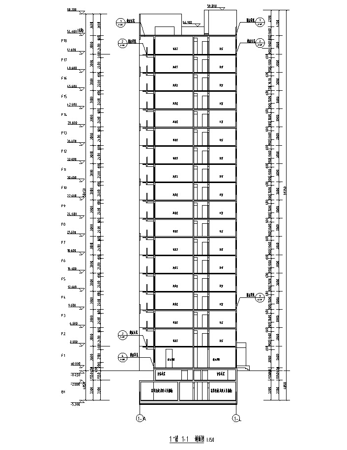 [海南]3套高层框架结构新农村住宅建筑施工图施工图下载【ID:149777104】