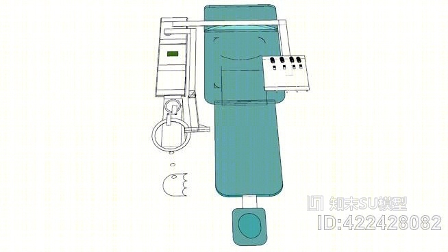 2D牙科椅SU模型下载【ID:422428082】