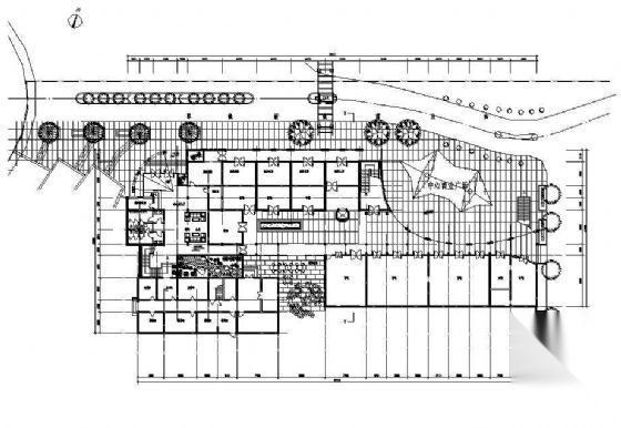 某三层商业街建筑方案cad施工图下载【ID:165927180】