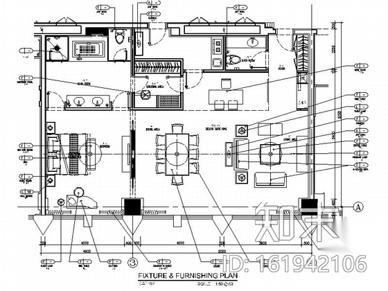 [唐山]奢华五星级酒店豪华套房施工图施工图下载【ID:161942106】