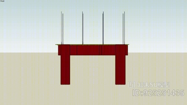舞台幕墙W/bar和电缆SU模型下载【ID:925251435】