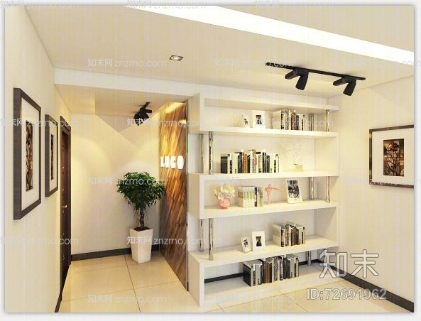现代办公室3D模型下载【ID:72691962】