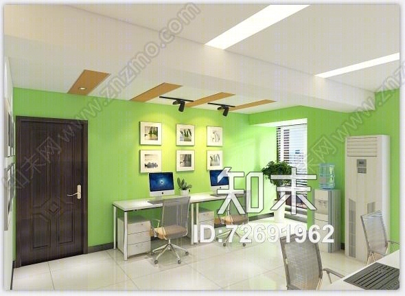 现代办公室3D模型下载【ID:72691962】