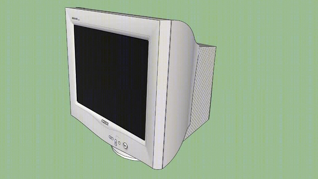 CRT显示器是19SU模型下载【ID:930144667】