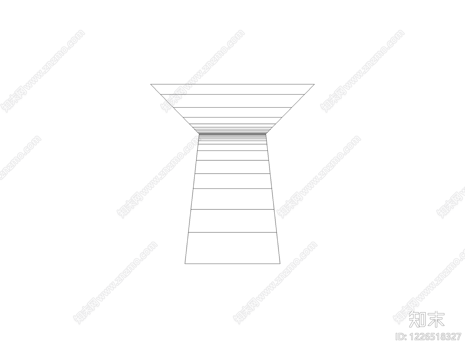 楼梯踏步构造CAD图纸