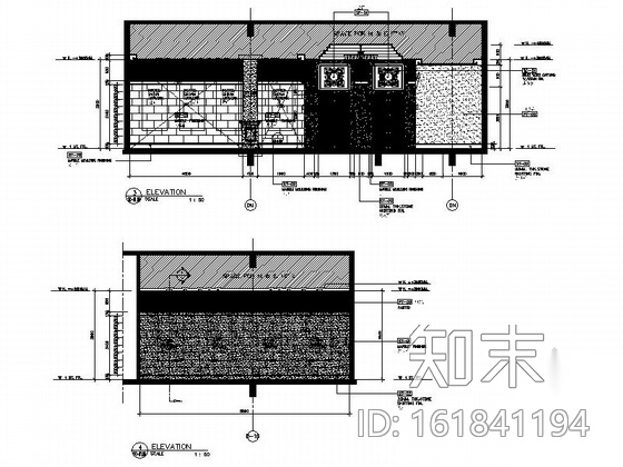 [深圳]某高档小区奢华欧式综合会所装修图cad施工图下载【ID:161841194】