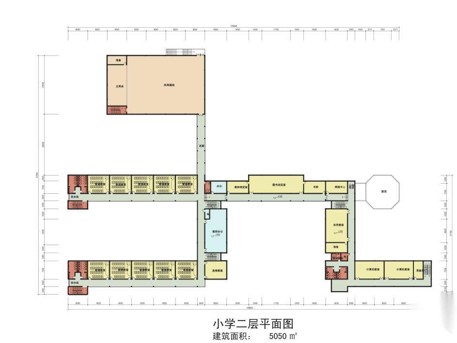 [上海]新凯家园三期A地块配套小学建筑方案文本（PDF+...施工图下载【ID:166710193】