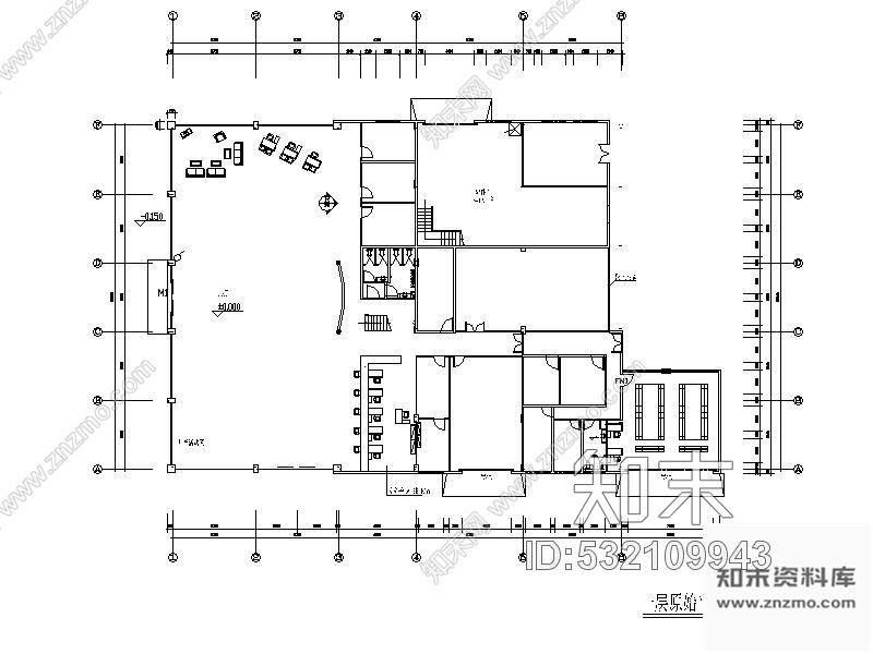 施工图浙江某品牌汽车4S店装饰设计图cad施工图下载【ID:532109943】