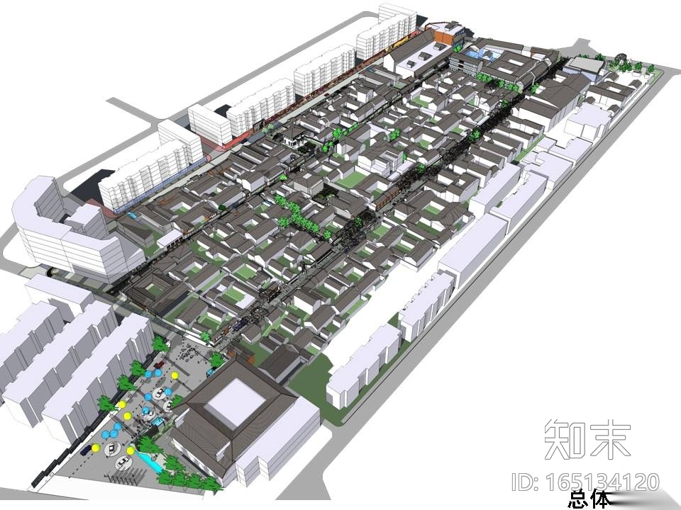 [四川]成都宽窄巷子景观设计文本cad施工图下载【ID:165134120】