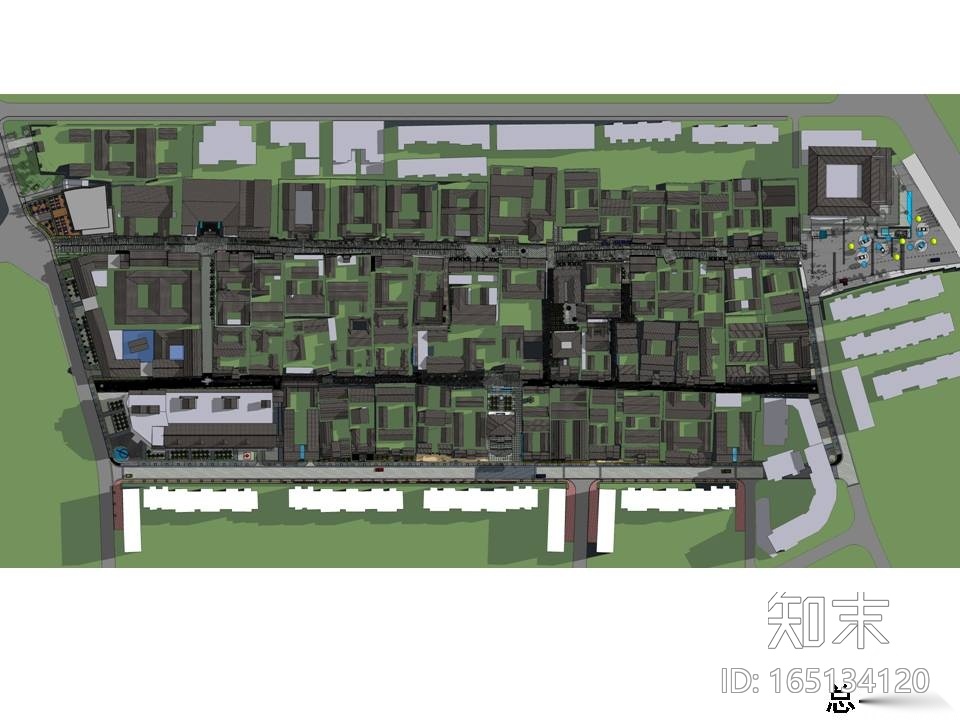 [四川]成都宽窄巷子景观设计文本cad施工图下载【ID:165134120】