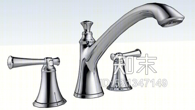 BRIZA罗马浴缸与罗马浴缸杠杆手柄套件BRZZOSU模型下载【ID:521347149】