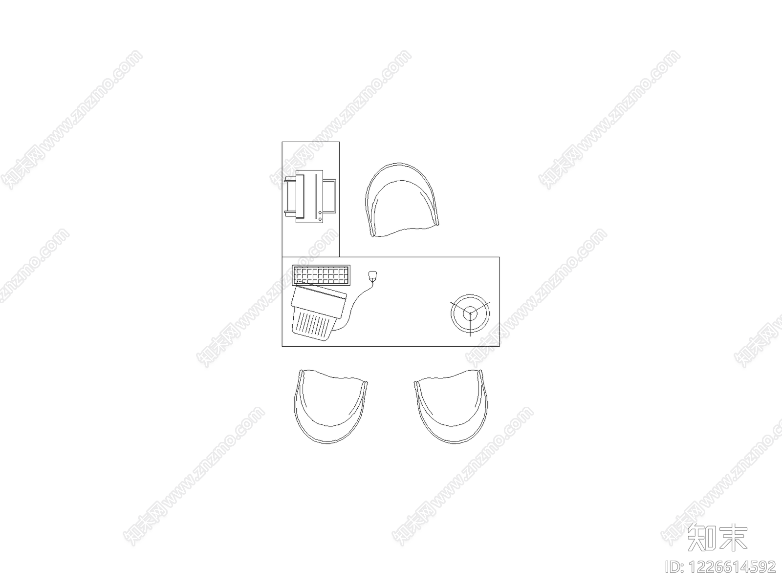 卫浴洗手盆马桶图块cad施工图下载【ID:1226614592】