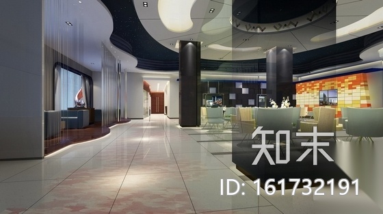 [西安]高档现代风格售楼中心精装修CAD施工图cad施工图下载【ID:161732191】