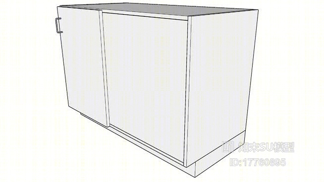 鞋柜SU模型下载【ID:17760895】