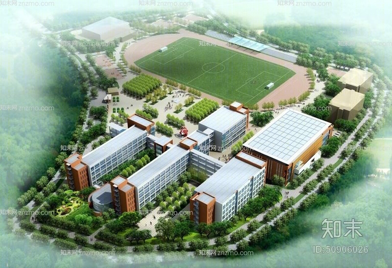 户外中小学1463D模型下载【ID:50906026】