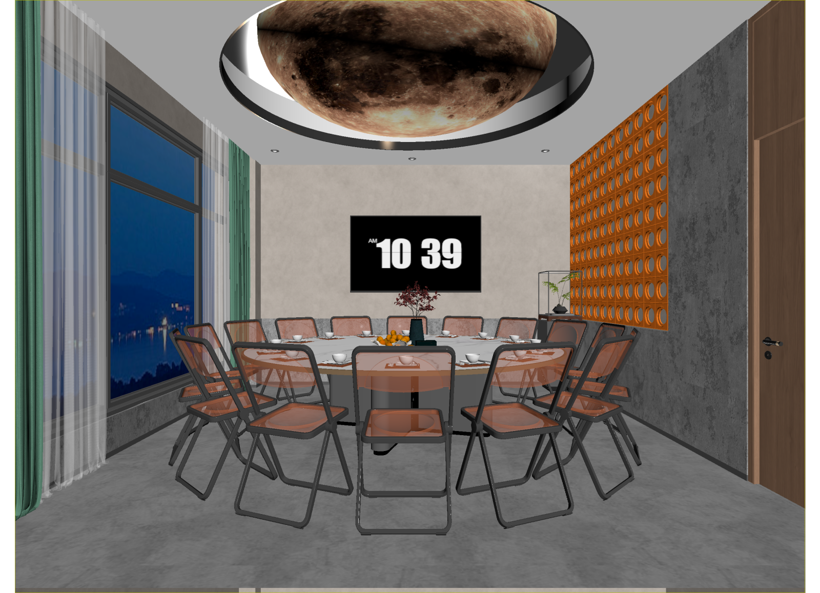 现代会议室3D模型下载【ID:1215141026】