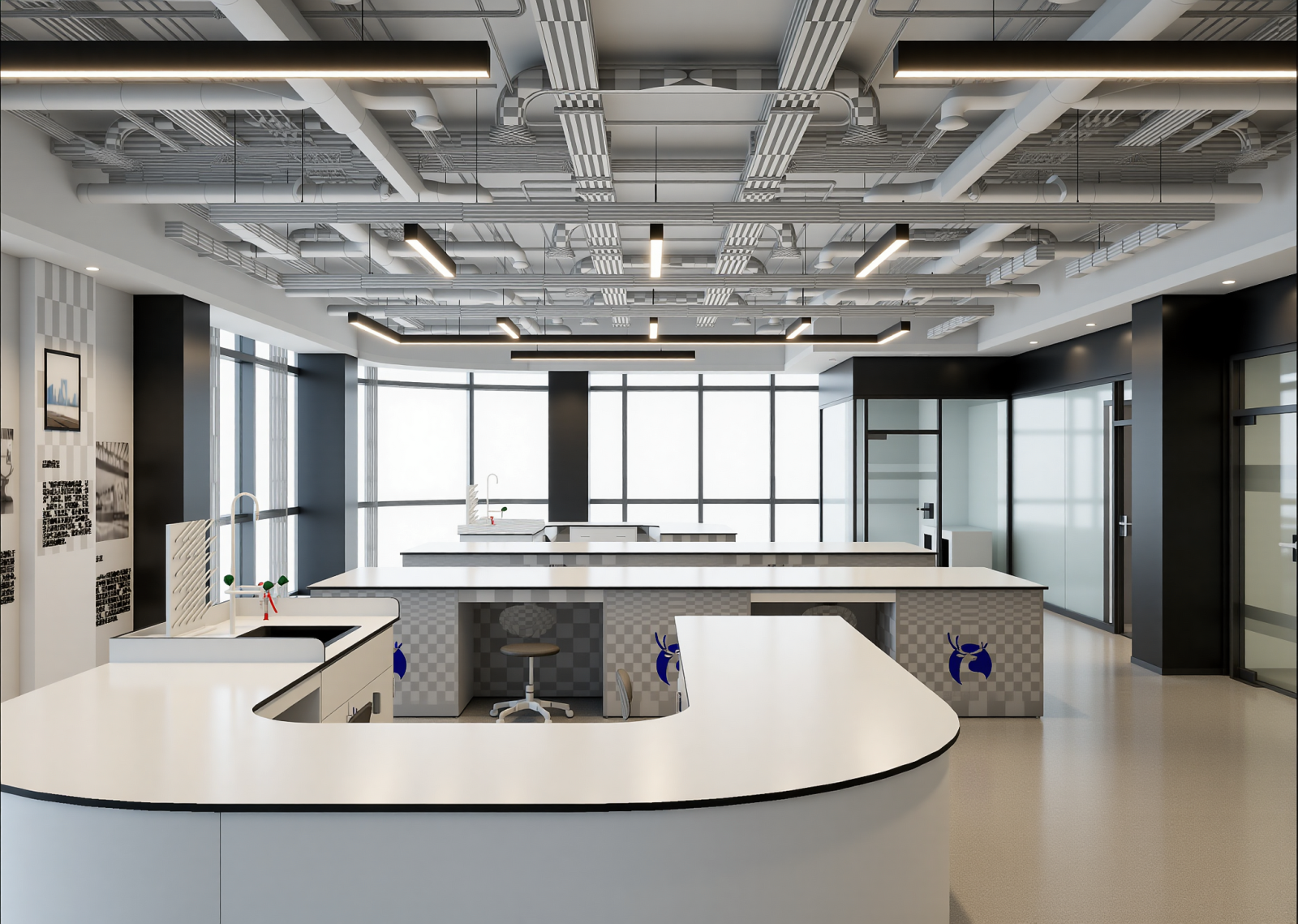 现代实验室3D模型下载【ID:1215195212】