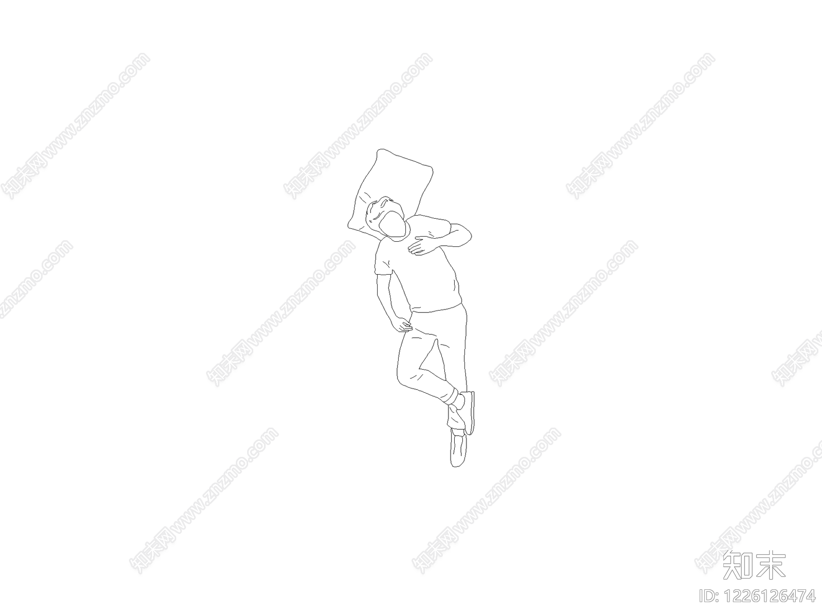 人物cad施工图下载【ID:1226126474】