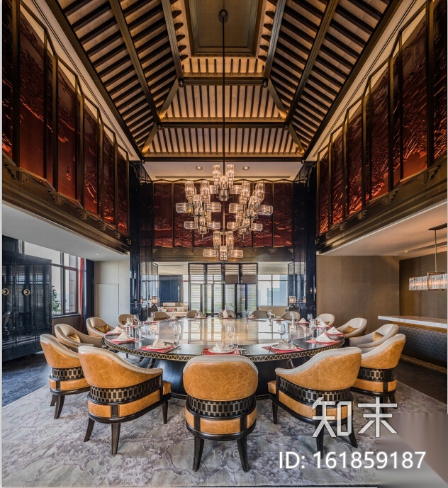 [杭州]知名豪华酒店设计施工图（含实景图）cad施工图下载【ID:161859187】