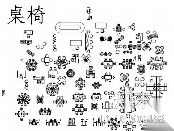 经典室内CAD常用图块下载cad施工图下载【ID:161906182】