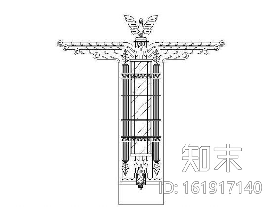 欧式经典构件图块cad施工图下载【ID:161917140】