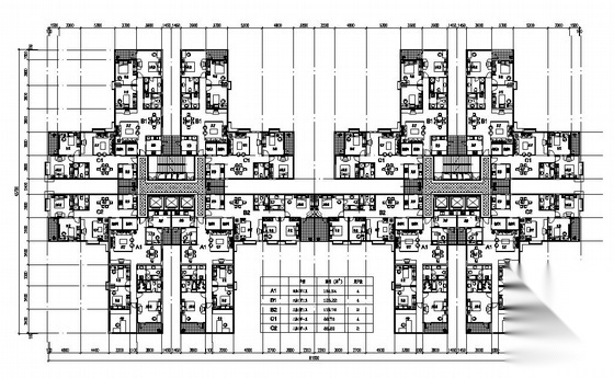 某二十八层商住楼建筑方案图cad施工图下载【ID:149844132】