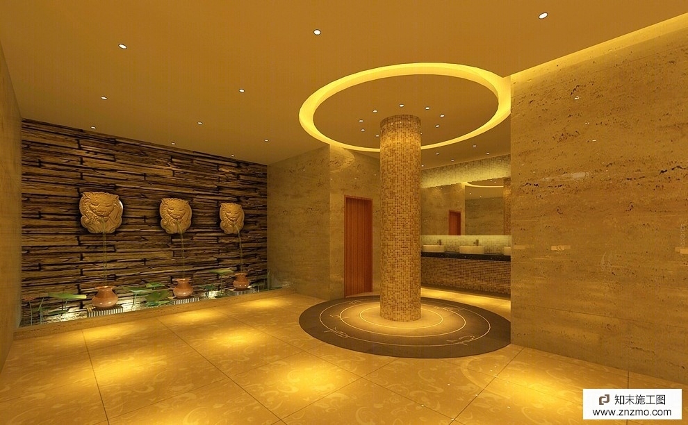 一套四星酒店施工图\效果图\预算cad施工图下载【ID:66949165】