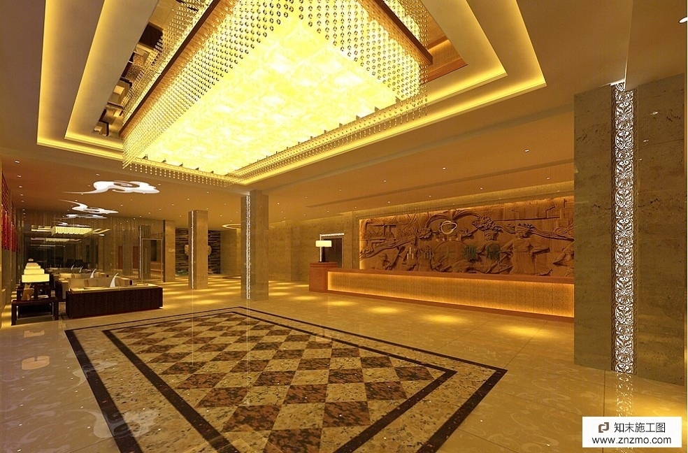 一套四星酒店施工图\效果图\预算cad施工图下载【ID:66949165】