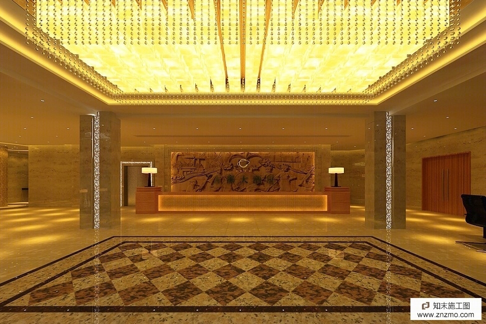 一套四星酒店施工图\效果图\预算cad施工图下载【ID:66949165】