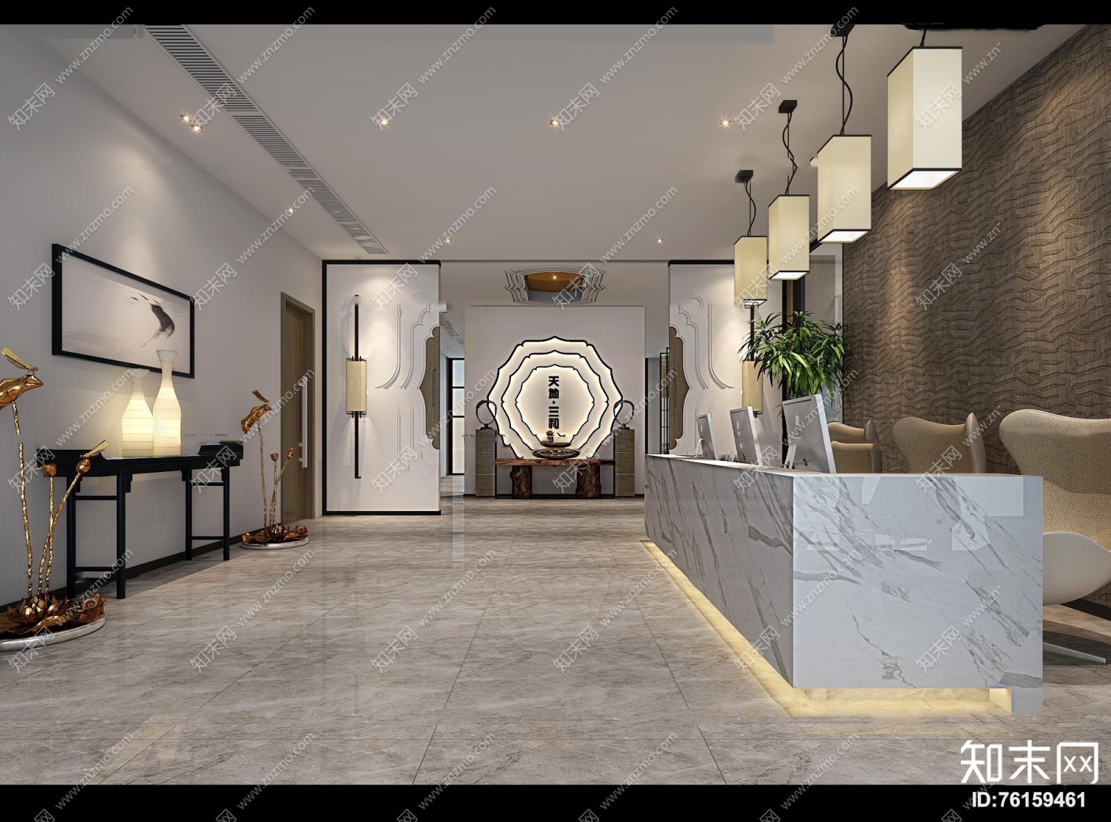 中式禅意工作室3D模型下载【ID:76159461】