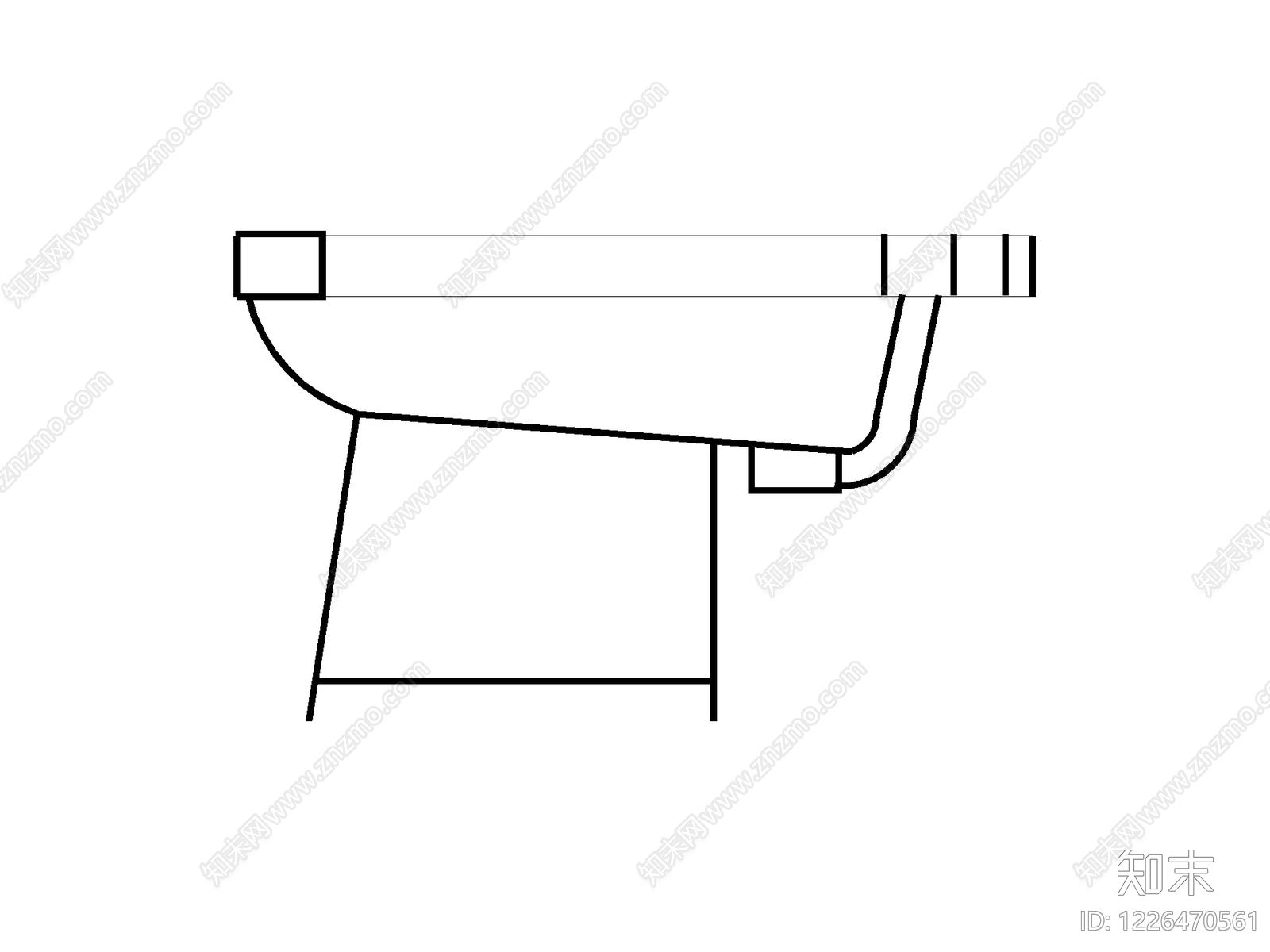 桌子cad施工图下载【ID:1226470561】